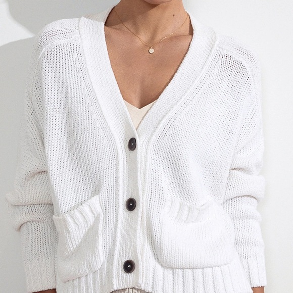 Brochu Walker - Asher Multi Cropped Chunky Knit Cardigan - Picture 3 of 5